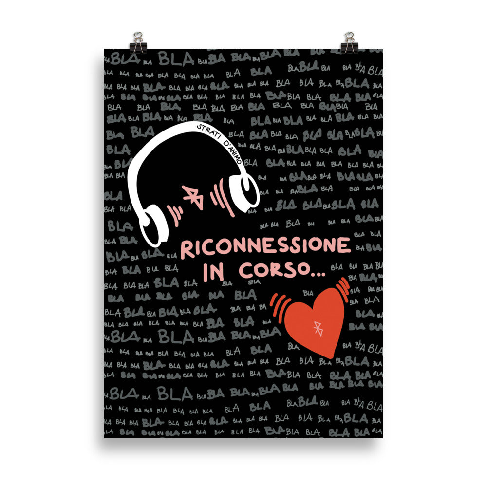 Poster RICONNESSIONE nero