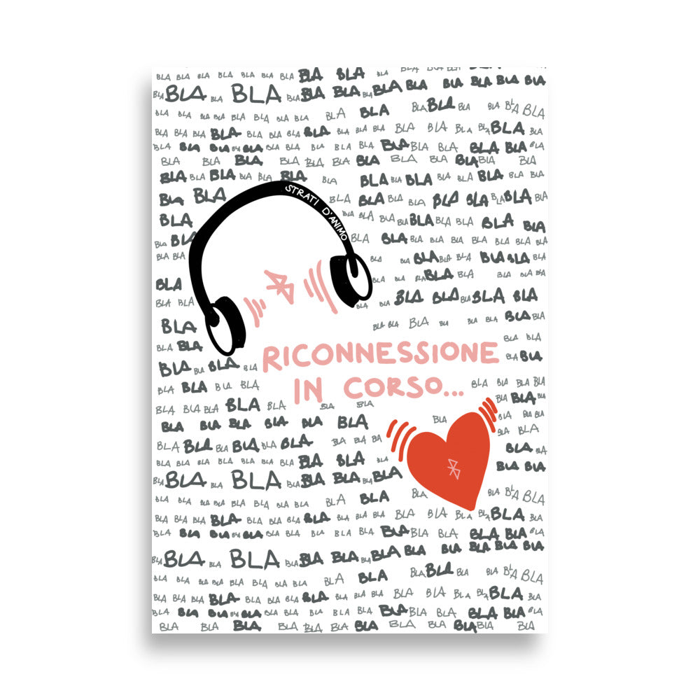 Poster RICONNESSIONE white