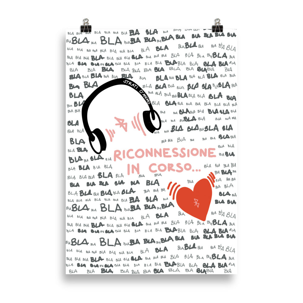 Poster RICONNESSIONE white